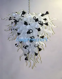 Światła sufitowe Usta Dmuchane 110V / 120 V Żarówki LED Specjalne Szklane Rękodzieło Sztuki Kryształowy Żyrandol