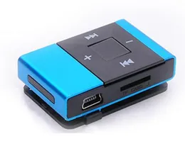 10 sztuk / partia Protable Mini USB Clip Digital MP3 Music Player Support 8 GB karty SD TF