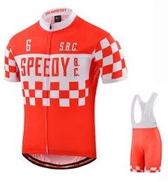 2024 Szybkie czerwone mody rowerowe szybkie suche koszulki Zestaw krótkiego rękawa, rower do oddychania ubrania, motocyklowa jazda na rowerze D32