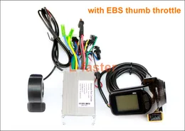 L-faster Electric Scooter Brushless Controller With S886 Thumb Throttle LCD Panel Electric Bike Hub Motor Controller LCD Thumb