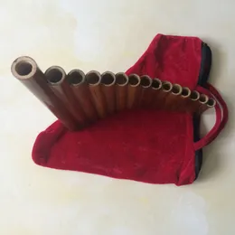 Flauto Di Pan In Bambù Naturale 15 Tubi - Chiave Di G, Strumento Folk Tradizionale - Foto 9