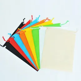 DHL shipping Wholesale-100pcs 40cm Hx30cm non woven sack with rope storage bag multiple colours for shoe / clothes dust proof