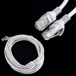 100 pz 1 m / 2 m / 3 m / 5 m RJ45 a RJ45 Lan CAT5 Cavo Ethernet Patch Link Rete Lan Cavo bianco DHL gratuito