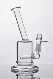 Yeni Kolu Temizle Cam Bong Mini Bubbler Cam Kül Catcher Inline Percolator Su Borusu ile 10mm Ücretsiz Kargo