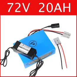 72V 20AH batteria al litio super power batteria bici elettrica 84v batteria agli ioni di litio + caricabatterie + BMS, dazio doganale gratuito