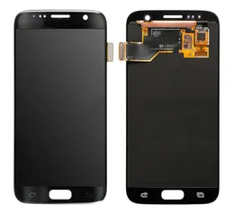 För Samsung Galaxy S7 G930 G930A G930T G930V G930P Ny original LCD-skärm Touch Screen Digitizer Ersättning