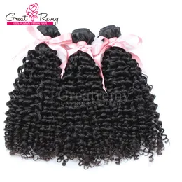 3 pçs / lote extensão de cabelo peruana onda encaracolado cabelo humano 8 "-30" trama natural de cabelo não transformada a cor 7a grau Greaturemy Drop Shipping