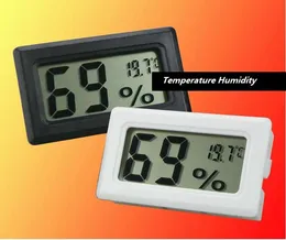 Mini Digital LCD Temperatura pomieszczenia Miernik Wilgotności Termometr Higrometr Temperatury Wskaźnik Hygrometry Termometry akwarium Fed DHL 100