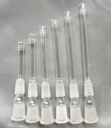 Tubo di vetro per il downstem 14.5mm 18.8mm Femmina 14mm 18mm di vetro spesso Diffusore Diffusore Glass Down Stem per tubi di vetro Bongs Downstems di vetro