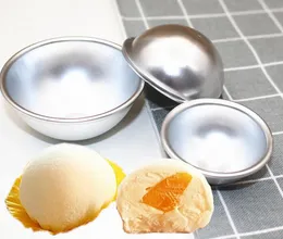 by DHL or EMS 1000 pcs Durable 3D Aluminum Alloy Sphere Bath Bomb Cake Mold Pan Tin Baking Pastry Bakeware Decorating Mould