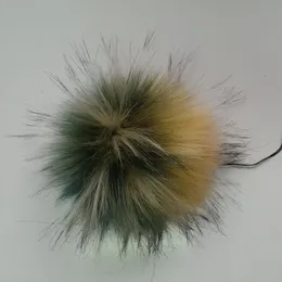 Hotsell Kolorowe 13-15 cm Rozmiar Faux Fur Akcesoria do dekoracji sztuczne kule pompom