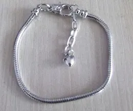 Mode Link Armband Europe Style Vit K Snake Kedja Hummerlås DIY Bracelets Bangles Tillbehör Smycken