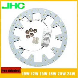 10W 12W 15W 18W 20W 24W LED-Panel-Lichtplatine SMD 5730/5630 LED runde Deckenplatine kreisförmige Lampenplatine + Leistungstreiber + magnetisch