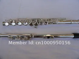 Suzuki Högkvalitativ C Tune Flöjt 16 Hål Stängt Cupronickel Silver Plated E Key Flute Spelar musikinstrument Gratis frakt