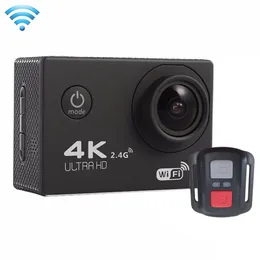 FreeShipping 2,0-дюймовый экран 4K 170 градусов широкоугольный WiFi спортивный активный камера видеокамера с водонепроницаемым корпусом корпуса пульт дистанционного управления