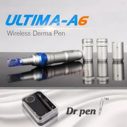 Nowy bezprzewodowy pen Derma Pen Ultima A6 Microneedle Dermapen Dermastamp Meso 12 igły Pióro tatuażowe do stałego makijażu