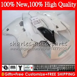 바디 용 For YAMAHA FZR250R 86 87 88 89 FZR250 R 광택있는 흰색 바디 쉐이드 HM.1 FZR 250 R FZR 250R 1986 1987 1988 1989 페어링 키트 광택 흰색