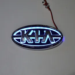 Bilstyling 11 9cm 6 2cm 5d bakre märke glödlampa emblem logotyp led lätt klistermärke lampa för kia k5 sorento soul forte cerato sportage rio2144