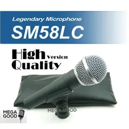 Sprzedaż Darmowa Wysyłka! High Quality Version SM 58 58LC SM58LC Przewodowy Karaoke Handheld Dynamic Microphone Microfone MicroFono Mic