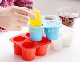 200PCS / Lot Free Shipping Party DIY Summer Dricksverktyg Ice Fack Cup Mold Cold Ice Cube Mold för Ice Cream Icing Box gör