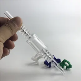 Quartz Drop Tester Straw Tip with 10mm 14mm 18mm Male Female Clear for Mini Nector Collector Kits Hand Pipe Glass Smoking NC