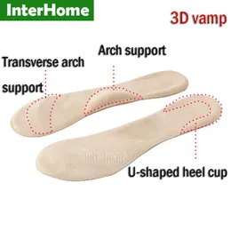 3D Stereoscopic Transverse Arch Support Sport Insoles Improve Pain Relief Foot Discomfort Orthopedic Sevenths Pad Feet Care