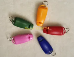 100pcs/lot Free Shipping wholesale Pet click trainer Dog Training Clicker & Whistle Combination Trainer repeller Aid