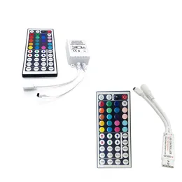 Dimmers Controller DC12V 6A 44 Key RGB IR Remote Controller LED -tillbehör för att kontrollera SMD 5050 3528 LED -remsbelysning Mini 44Key Remote Control