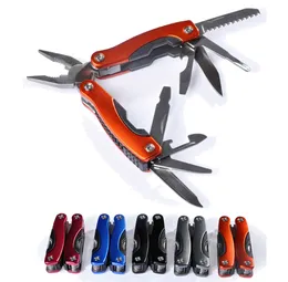 Wholesale 120pcs 9 In 1 Outdoor foldable EDC Survival pocket Tool Fold Stainless Multifunction Plier Knife Screw Diver Opener
