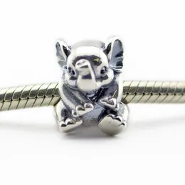 WOSTU Sterling Silver Elephant Charm Pendant – Dainty Jewelry For Necklace Or Bracelet, Gift For Women & Girls