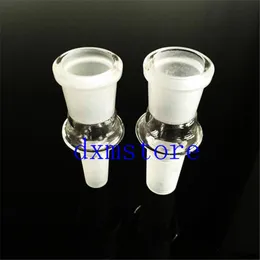 Yeni cam drop down adaptörü toptan adaptörleri bongs 18 mm ile 14 mm erkek dişi taşlama ağız açık ortak en sıcak cam adaptörü