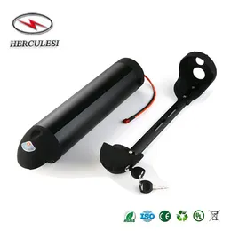 Deep Cycle Ebike Lithium Akku 36V 10Ah flaska Li Ion Electric Bike Batteri med BMS 2A Laddare för 500W 350W 300W BAFANG MOTOR