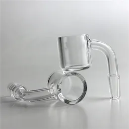 Chiodo banger di quarzo xl di spessore 3 mm con top piatto da 10 mm da 10 mm da 18 mm per chiodi in quarzo per sede per fumatore di vetro bong d'acqua