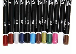 Hot 12 colors M.N eye make up eyeliner pencil waterproof eyebrow beauty pen eye liner lip sticks cosmetics eyes makeup