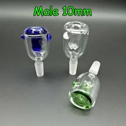 Nuova ciotola di vetro a schermo a nido d'ape con colori blu verde limpida 14 mm 18 mm maschio femmina per bomgs in vetro piattaforma olio