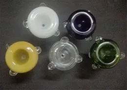 glass bowl for glass bong smoking accessory free 14 4mm male bowl 18mm male smoking bowl colorful