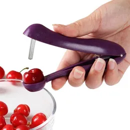 Cherry Olive Pitter Corer Pits Stoner Removal Easy Squeeze Convenient Grip # R571