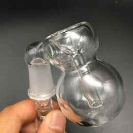 Glas ashcatcher 14mm i hookahs ash catcher recycler manlig kvinnlig tjock glas fog askfångare skål passform glas somking bongs