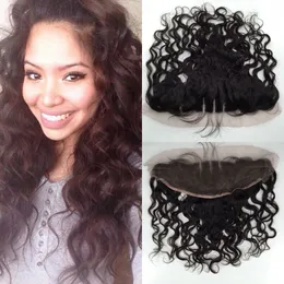 8a Beyonce Curl Water Curly Wave Virgin Human Hair koronkowe czołowe 100% bez przetworzonego górnego zamknięcia