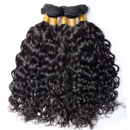 ELIBESS Hair -Virgin Human Hair Weaves 60g Per Piece 4 Bundles Per Lot Water Wave Human Hair Extension