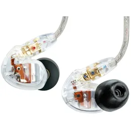 Toppsäljare SE535 In-Ear HIFI-hörlurar Brusreducerande headset Handsfree-hörlurar med detaljhandelspaket LOGO Brons fri frakt