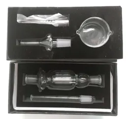 Zbieracz nektaru Szklane końcówki do zbierania nektaru z tytanem i kwarcem Dabber Dabber Dabber 14mm 18mm Szklana fajka Zbieracz nektaru 14mm Tytan