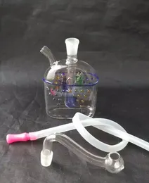 卸売送料無料------ 2016 Newmini-Color Fish Glass Glass Hookah /ガラスパイプ/ガラス製BONG、ウォーターフィルターホーカー、ギフトアクセサリー（ガラスPO