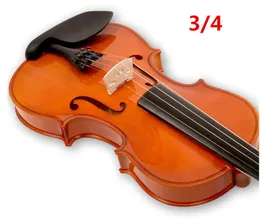 V104 Högkvalitativ gran violin 3/4 Violin Handcraft Violino Musikinstrument Tillbehör Gratis frakt