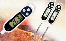 Gratis frakt 50pcs Digital Food Thermometer BBQ Matlagning Kött Varmvatten Mät Probe Köksverktyg Termometer