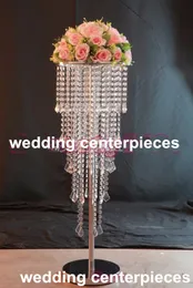 Nie Kwiaty, w tym) Czyste akrylowe tabelę żyrandolową Top Centerpieces do aranżacji kwiatowej