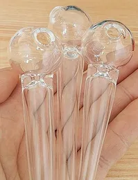 2016 neueste kegelförmige klare 14 cm Glas-Ölbrenner-Rohre, gerade Glas-Wasserpfeifen, Wasserpfeifen, Glas-Bong-Wasserpfeifen zum Rauchen