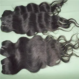 Bulk Brasilianskt hår 20st Brazilian Body Wave Extension Processed Human Hair Weave Billigste Wefts