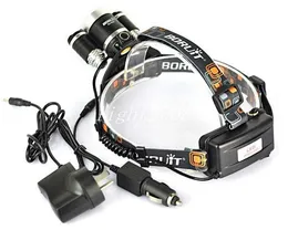 5000 Lumen 3T6 Boruit Head Light Headlamp Outdoor Light Head Lamp -str￥lkastare Uppladdningsbar av 2x 18650 Batterifiske camping