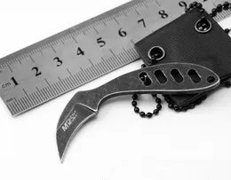 Fabrikgroßhandel CS GO Counter Claw Mtech Minimesser Karambit Knife Neck Knife mit K-Hülle Tiger Camping Outdoor-Werkzeuge Survival Knife